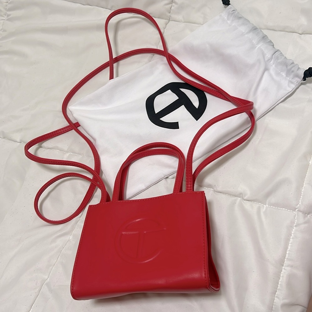 Telfar Small Red Shoulder Bag